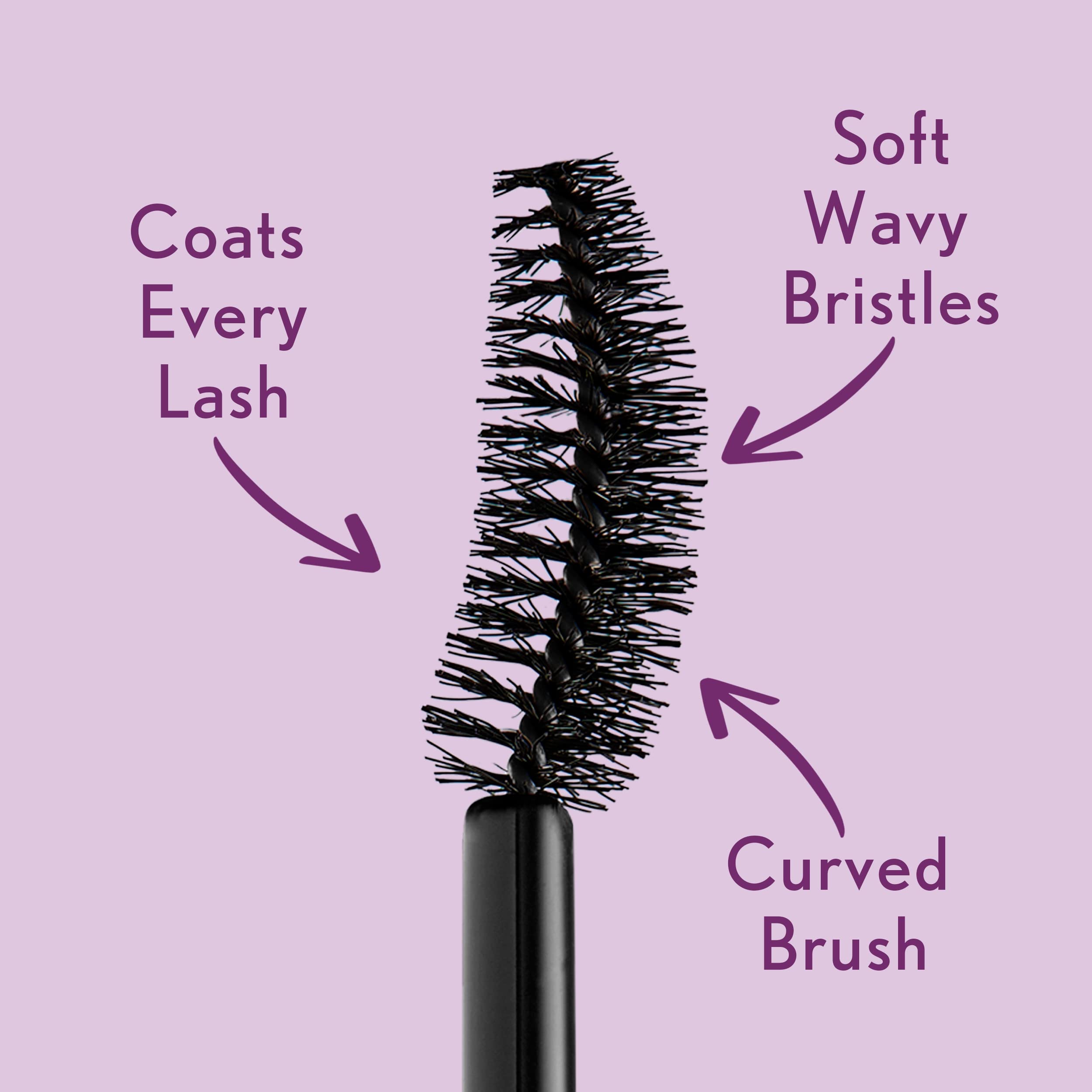 CoverGirl Simply Ageless Mascara, fórmula resistente al agua para días activos.