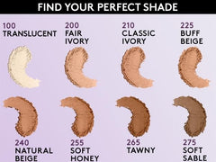 CoverGirl Simply Ageless polvo compacto, efecto mate para poros menos visibles.