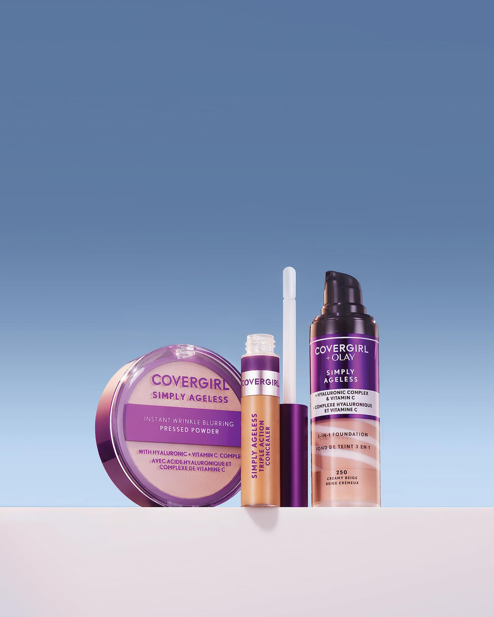 CoverGirl Simply Ageless polvo compacto, tono natural que se adapta a tu piel.