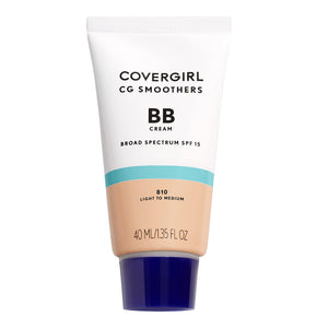 COVERGIRL Smoothers BB Cream en tubo, hidratación ligera para acabado natural.