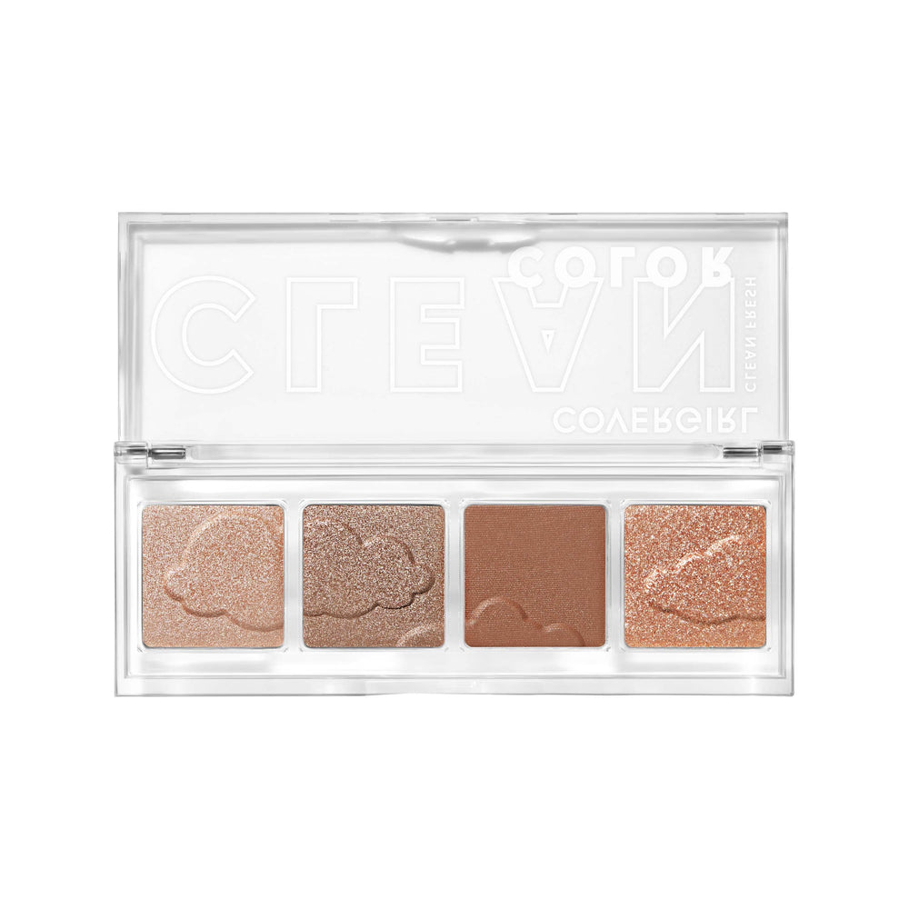 COVERGIRL sombra beige brillante, aplicación con dedo para acabado uniforme