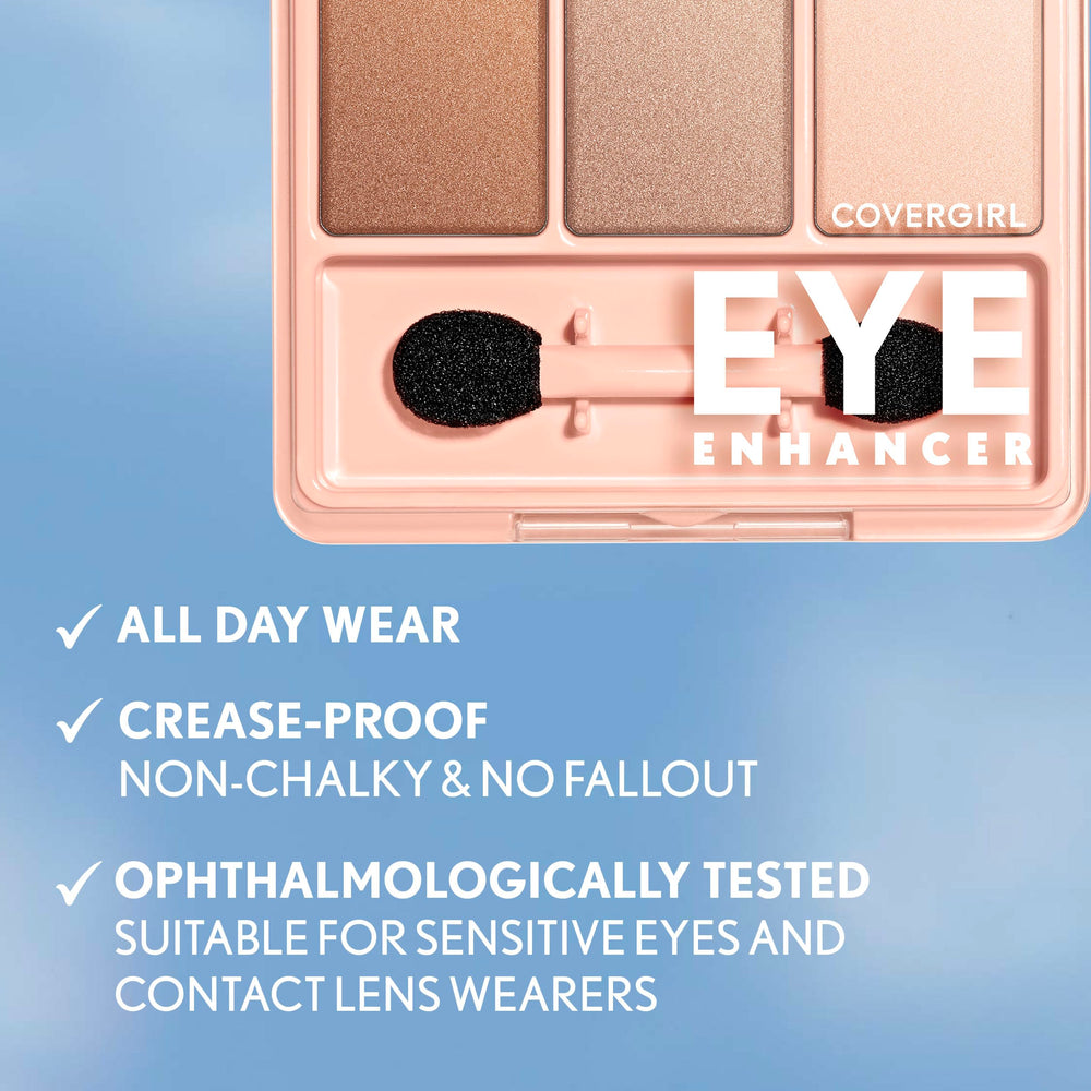 COVERGIRL sombras brillantes para un toque festivo.