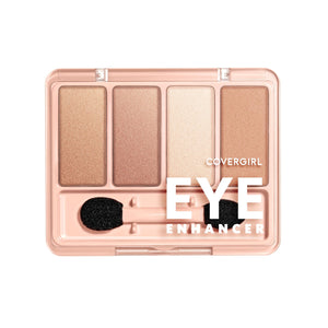 COVERGIRL Realzadores de Ojos: paleta de 4 tonos para looks versátiles.