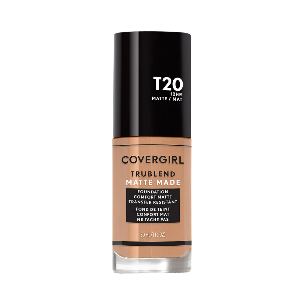 Covergirl TruBlend Matte Made, textura mate suave para un acabado impecable.