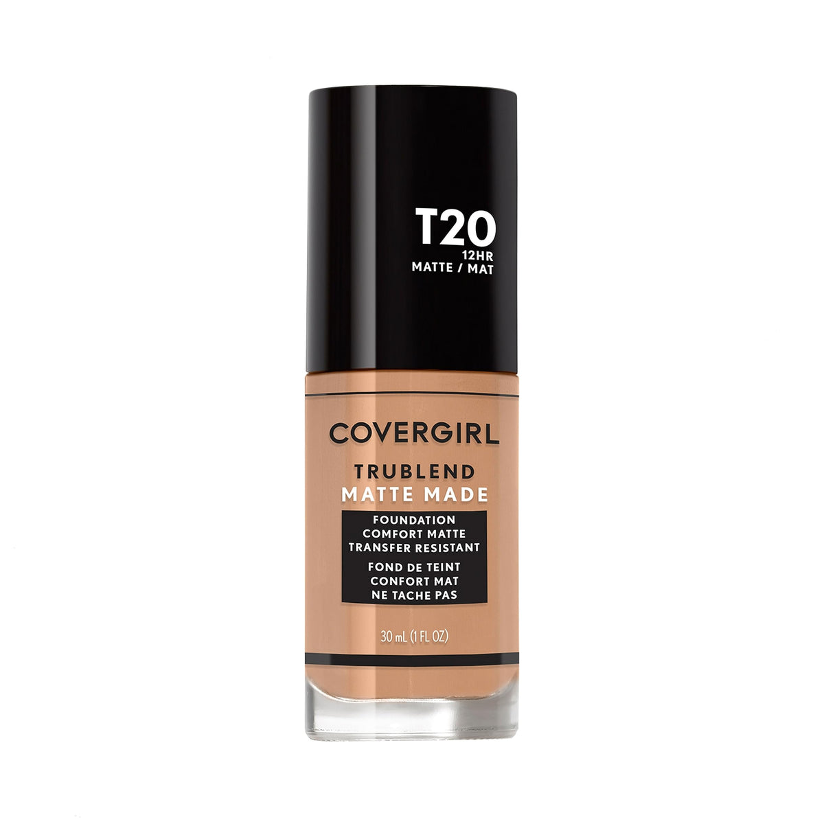 Covergirl TruBlend Matte Made, textura mate suave para un acabado impecable.