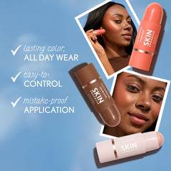 COVERGIRL Trublend Blush Balm ofrece acabado natural y ligero.