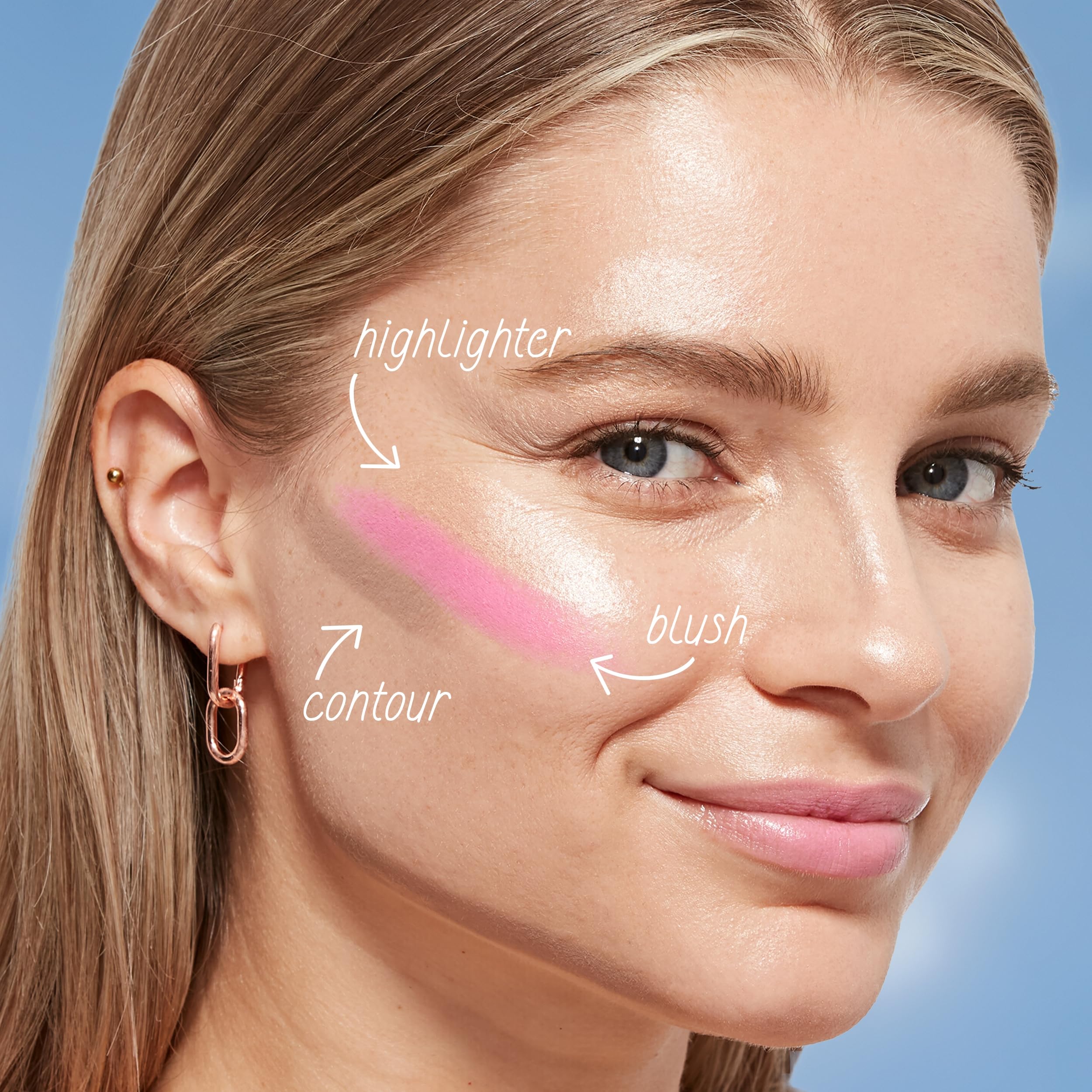 COVERGIRL Trublend Blush Balm se usa en labios y mejillas.