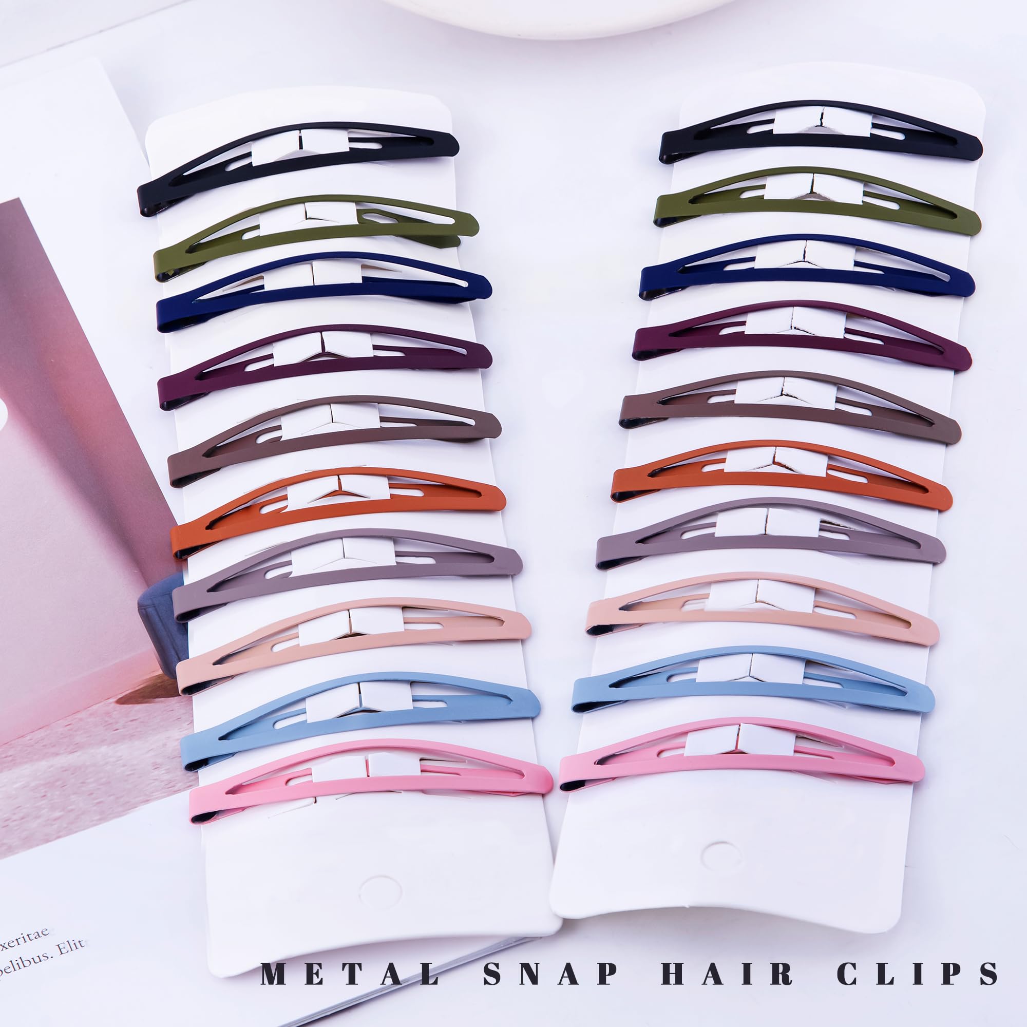 Cptots conjunto de clips coloridos para combinar con tu atuendo