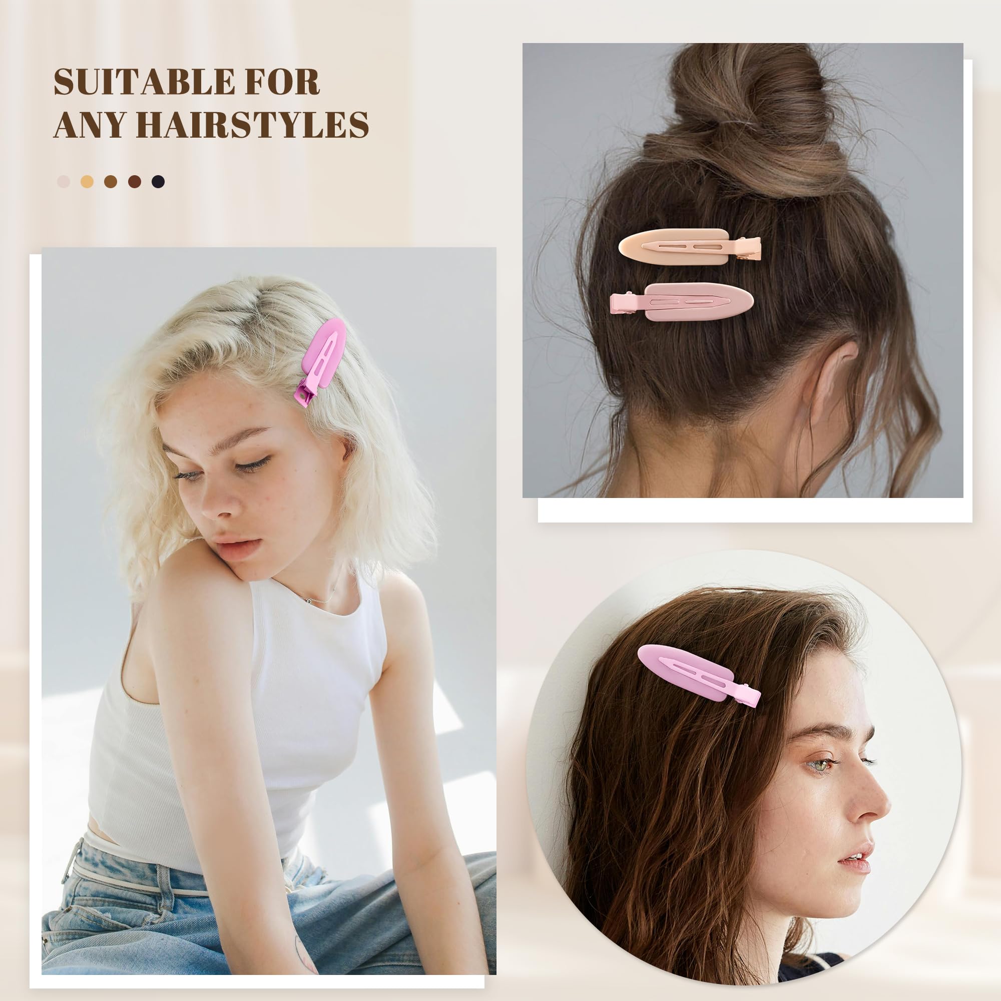 Pinzas Cptots para cabello húmedo o seco, uso versátil.