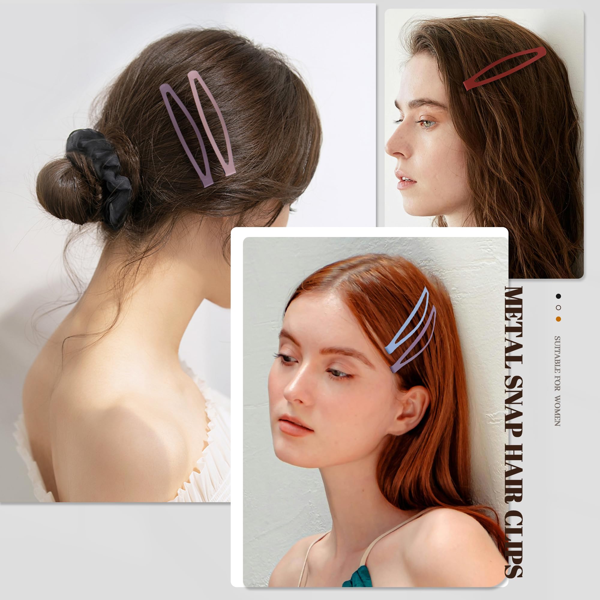 Cptots pinzas para cabello grueso y fino, ideal para uso diario