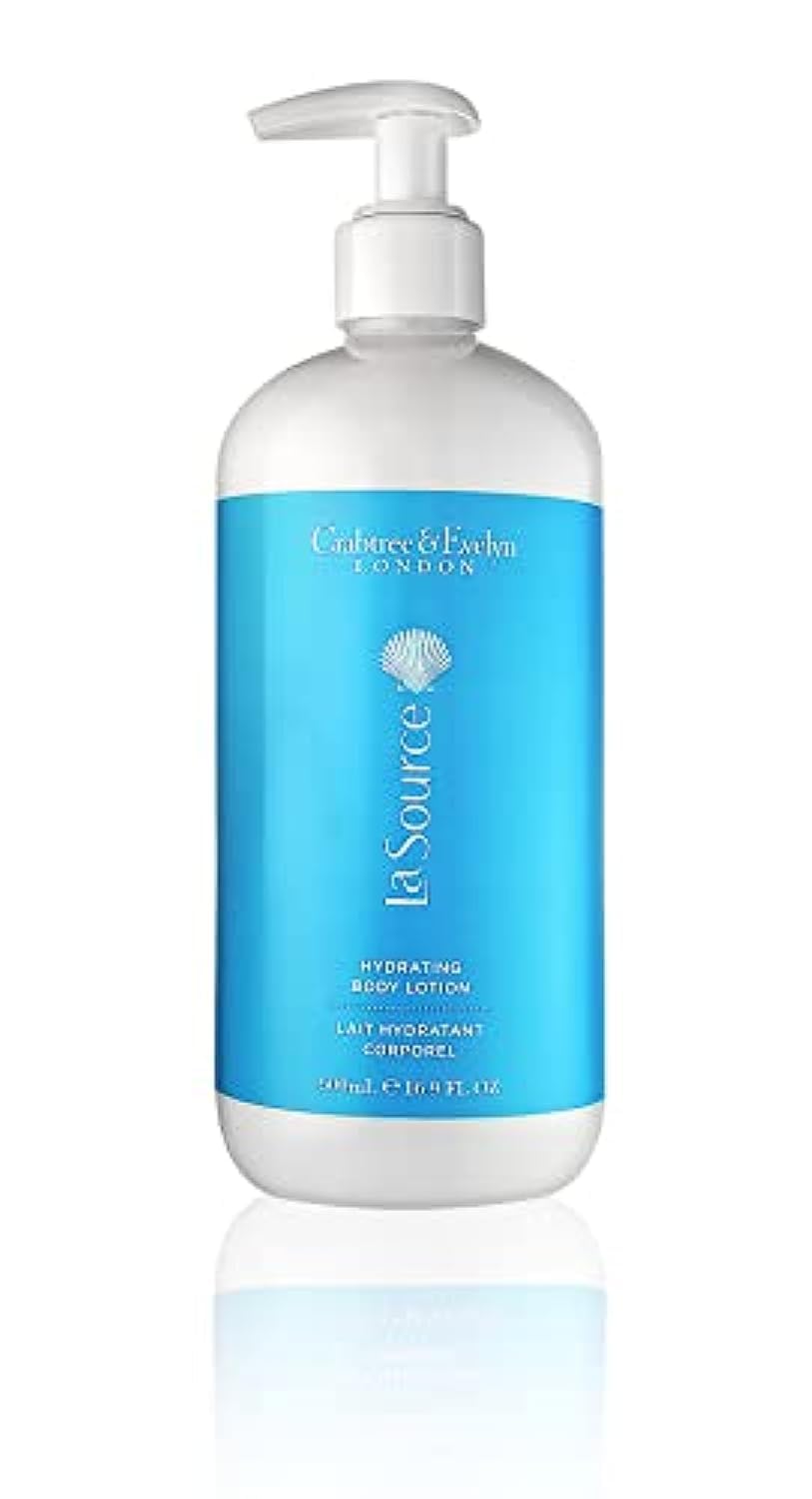 Crabtree & Evelyn La Source loción corporal con dosificador, hidratación profunda para piel suave
