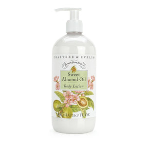 Crabtree & Evelyn loción corporal con aceite de almendras dulces para piel seca.