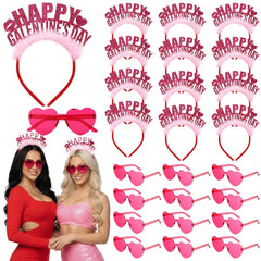Diadema Craftsatin con corazones, ideal para fotos entre amigas.