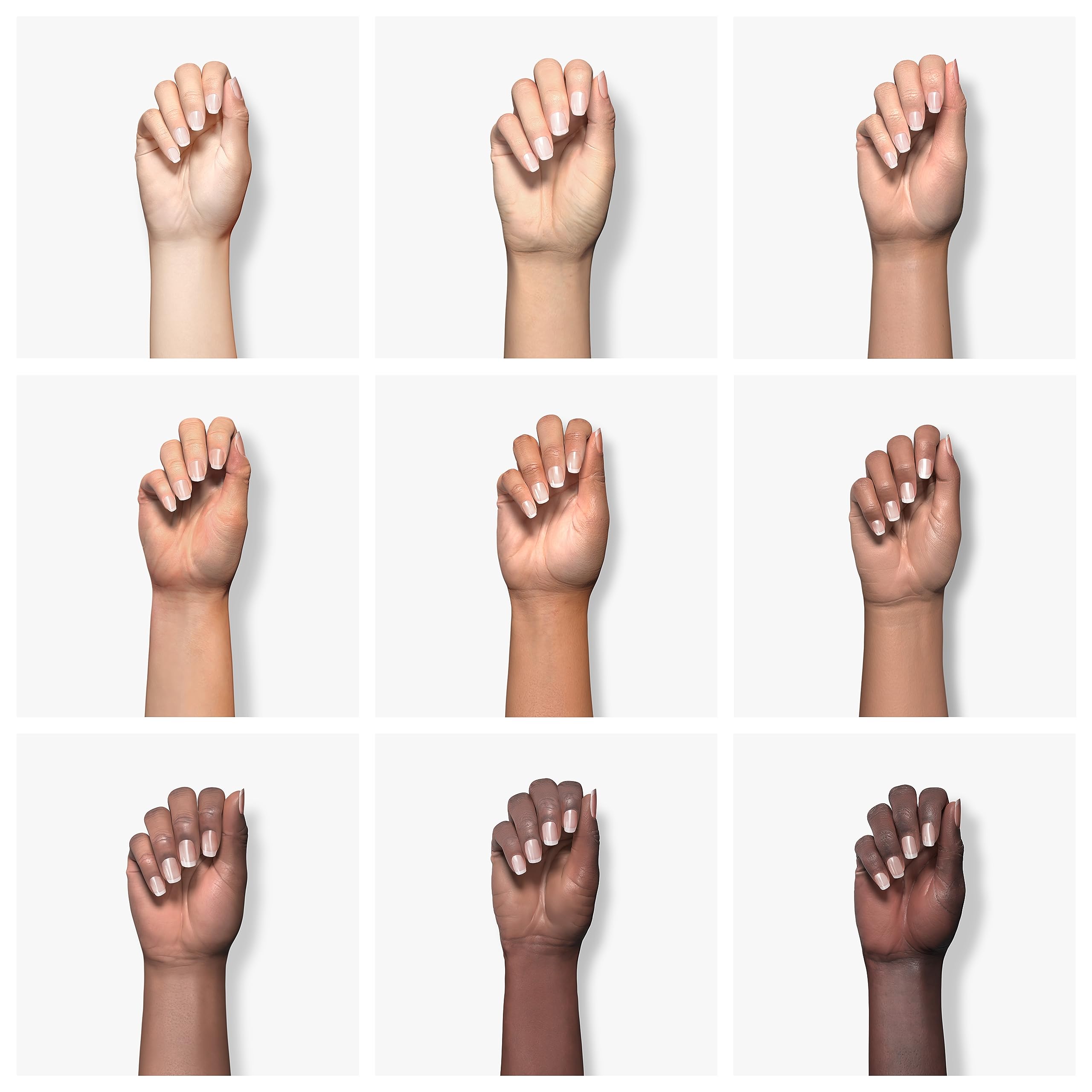 Cre8tion brillo nocturno sobre uñas naturales para uso diario.