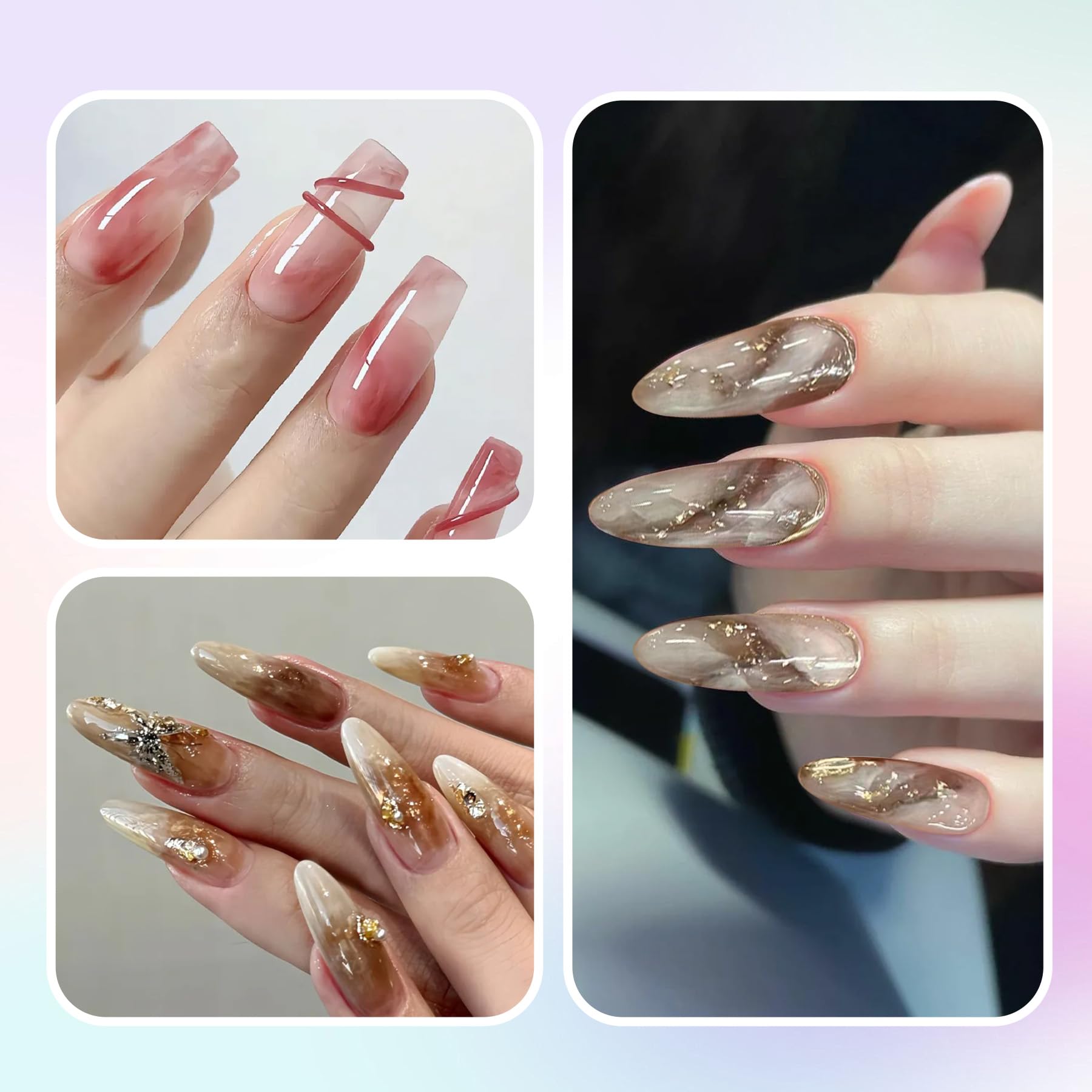 Creaglam gel UV-LED, curado para un acabado duradero