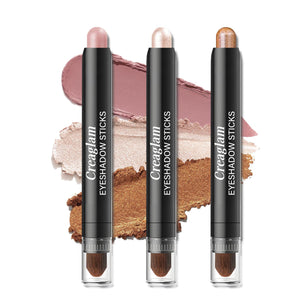Creaglam Sombra Stick Rosa Empolvado Mate: color intenso para párpados.