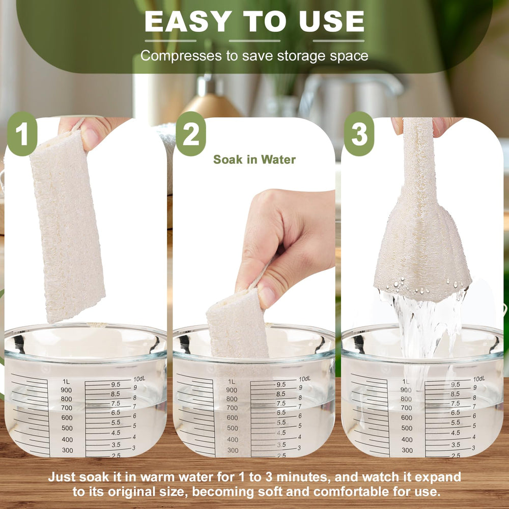 Createjoya lufa paquete 7 unidades, opción ideal para familias y regalos.