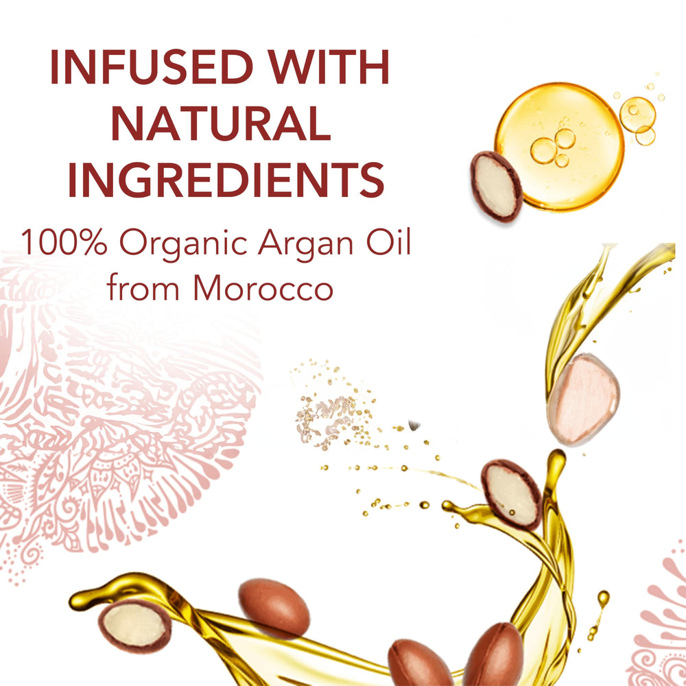 Aceite de argán Creme of Nature nutre y suaviza el cabello.