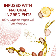 Aceite de argán Creme of Nature nutre y suaviza el cabello.