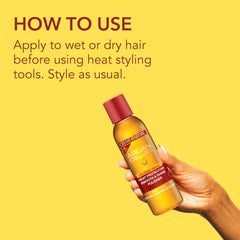 Control del frizz Creme of Nature para cabello sin encrespamiento.