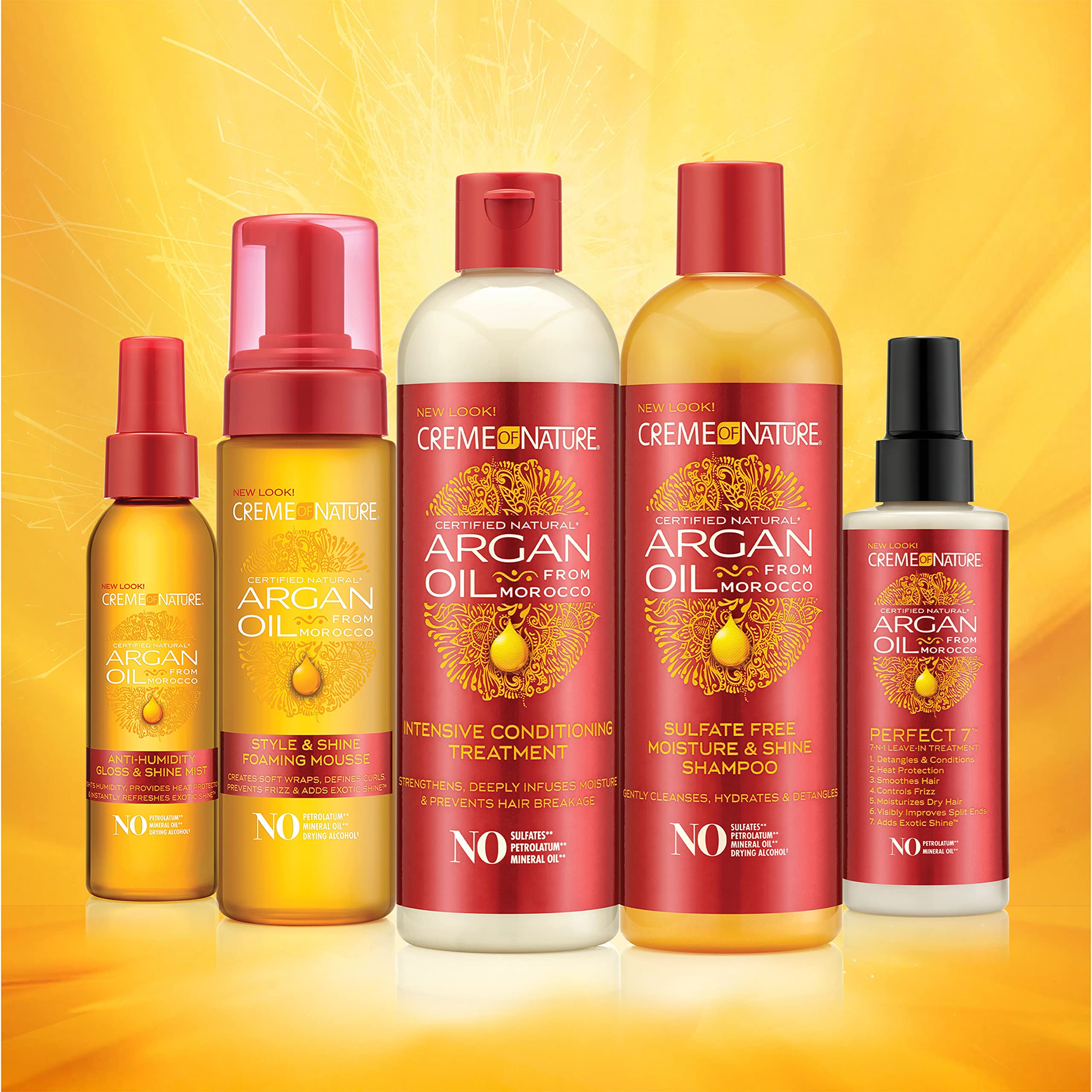 Protección hasta 450 grados Creme of Nature para secador y plancha.