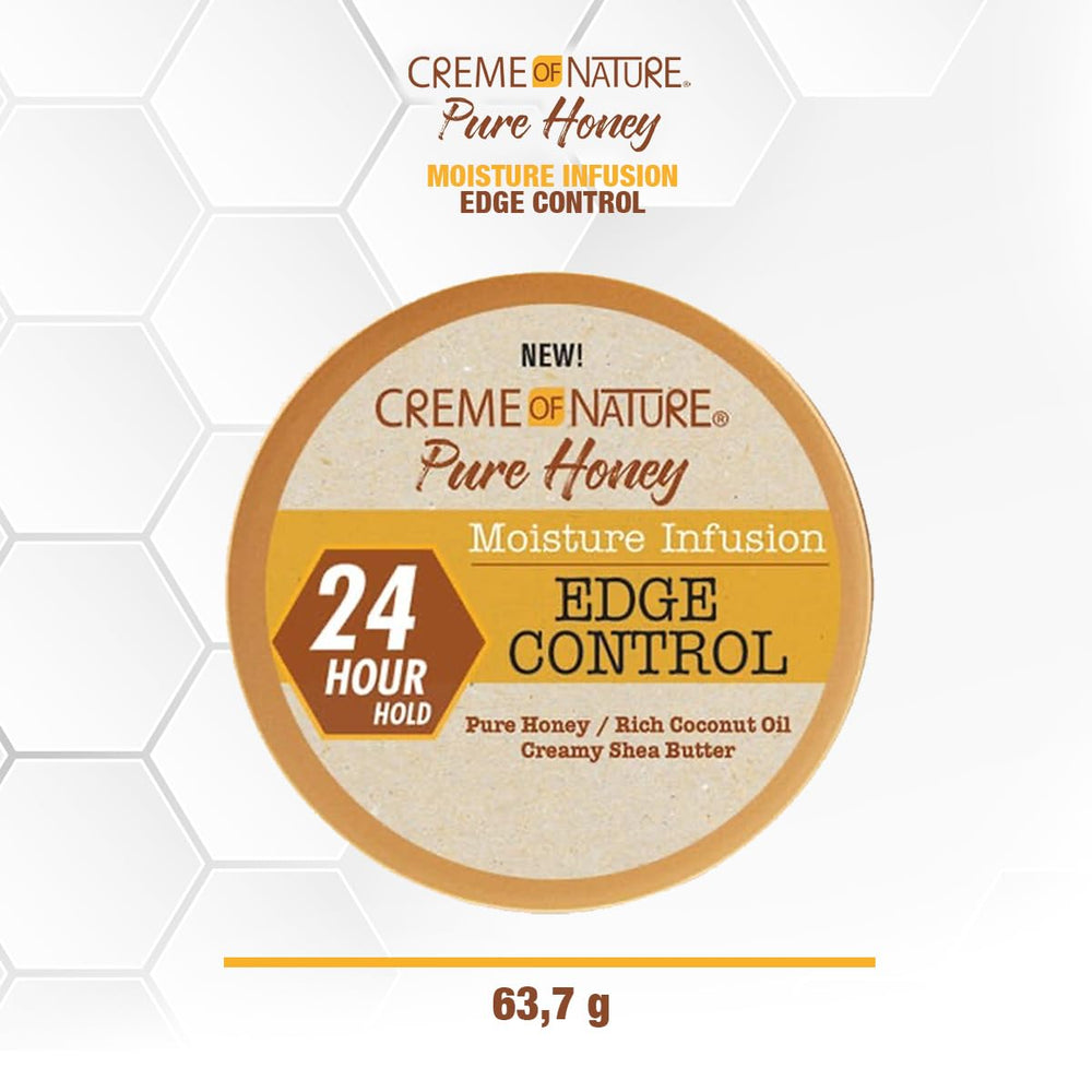 Creme of Nature Pure Honey uso diario para peinados naturales.