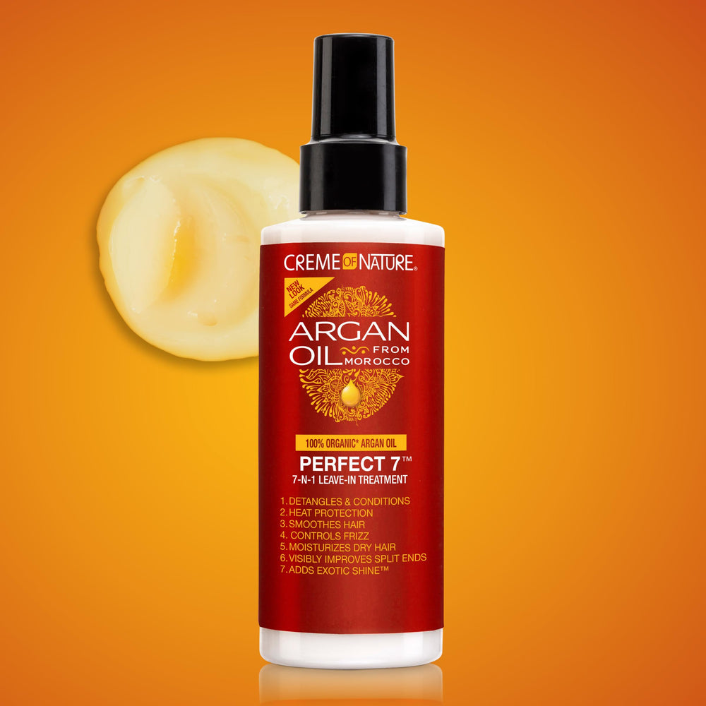 Creme of Nature Perfect 7, aceite de argán orgánico para hidratación profunda