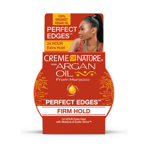Creme of Nature Perfect Edges, aplicación con dedos para definir bordes con brillo suave.