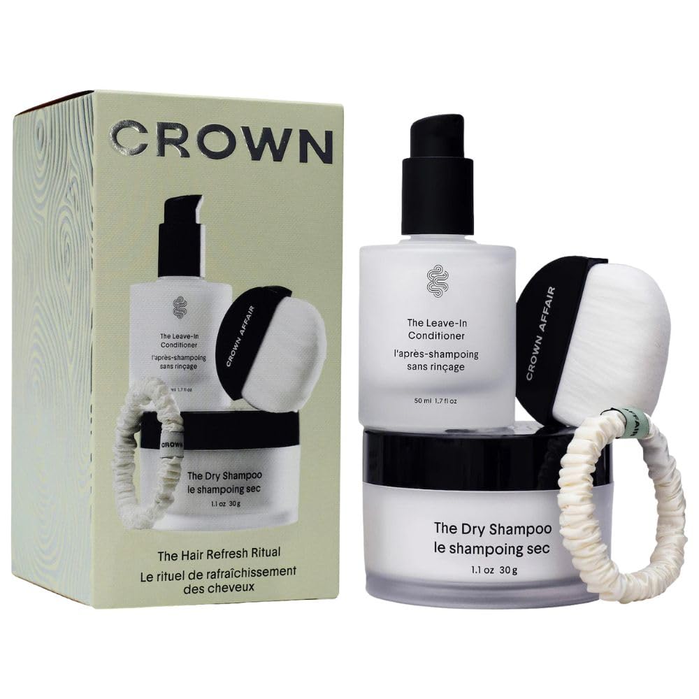 Crown Affair Set Ritual Renovación Cabello: revitaliza el cabello con hidratación y control del frizz.