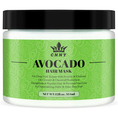 Crownnaturally Aguacate y Colágeno: mascarilla capilar en bote para nutrición profunda