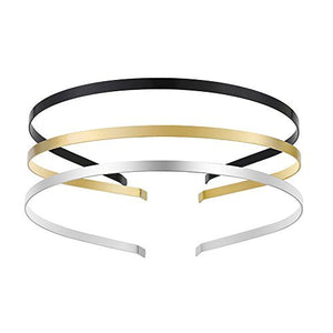 Diadema metálica CrownUS de tres colores para peinados elegantes y versátiles