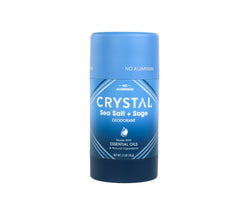 Crystal Essence desodorante sólido con magnesio, empaque elegante para uso diario