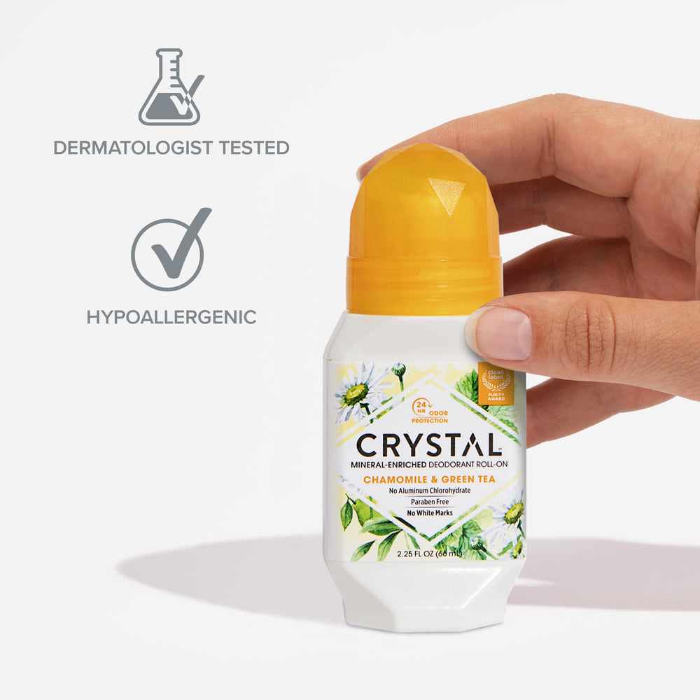 Fórmula sin aluminio, vegana y libre de crueldad en Crystal Essence.