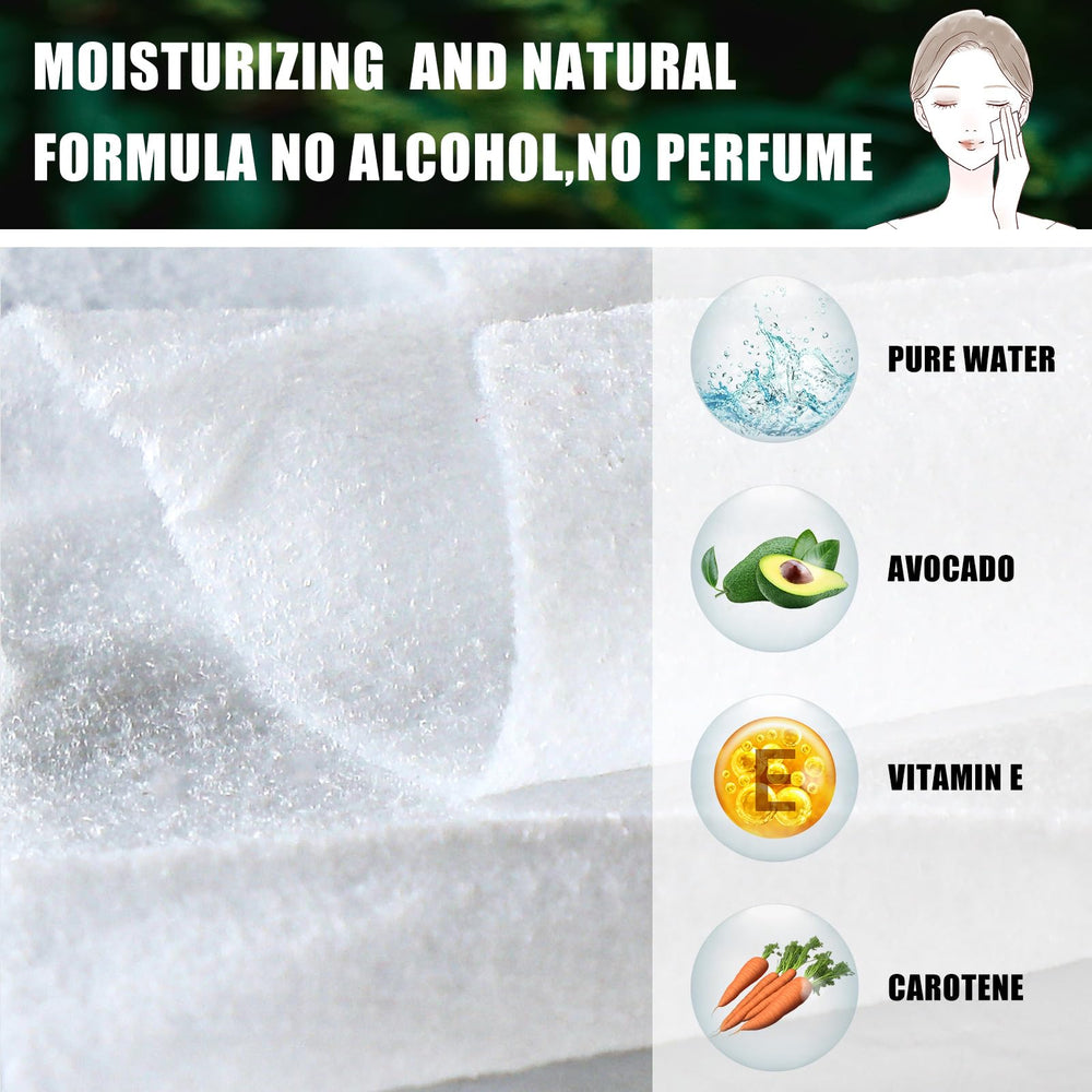 Ctosree textura no tejida resistente para remover maquillaje impermeable.
