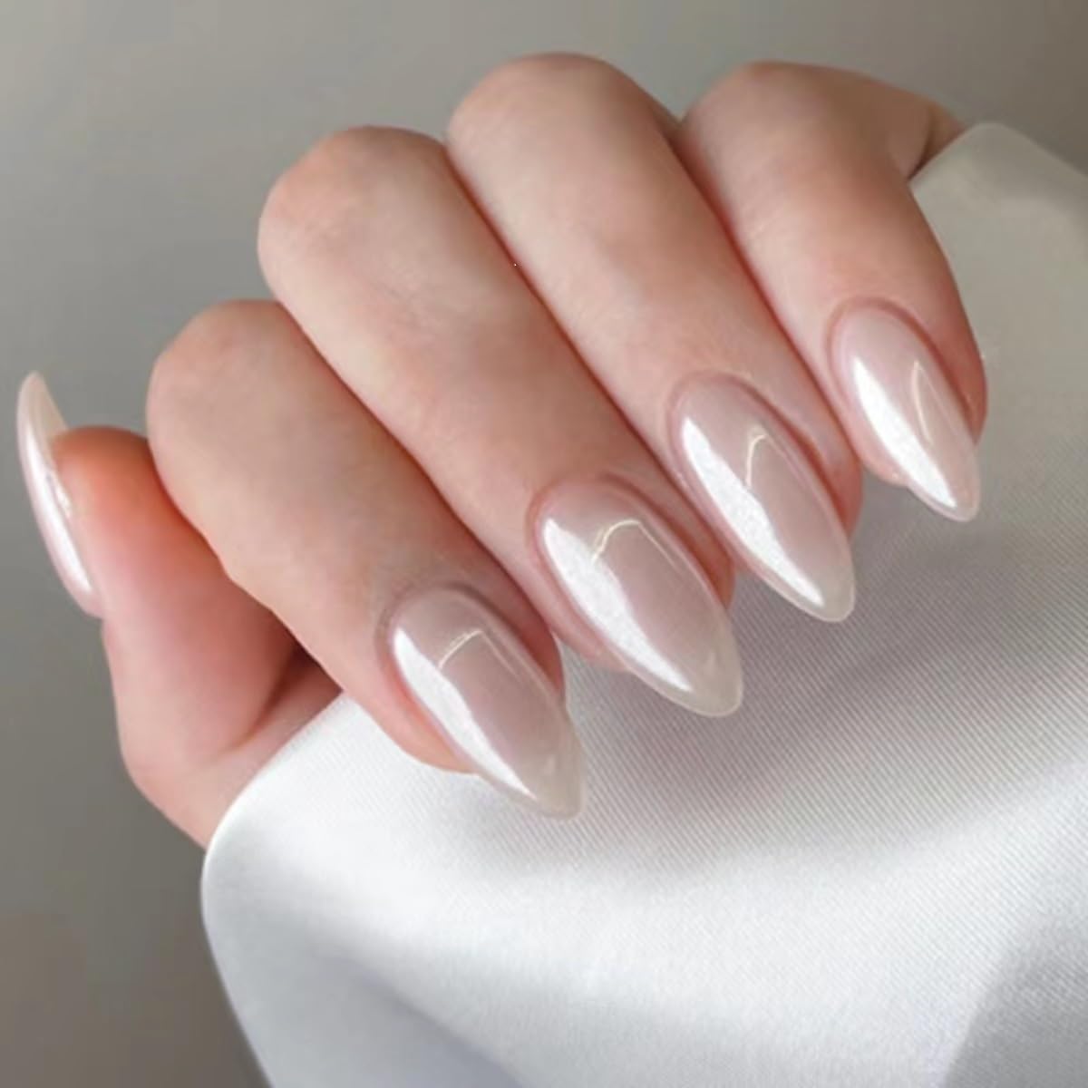 CTTHNBD Uñas almendra aurora, frontal elegante para uso diario