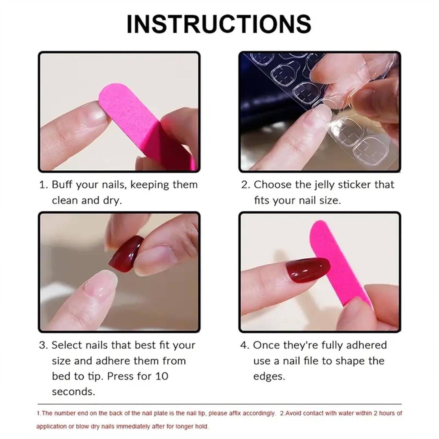 CTTHNBD uñas para ocasiones especiales, ideales para fiestas y viajes