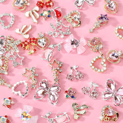 Charms CUBLIVE estrella 3D: detalle deslumbrante para uñas y decoraciones.