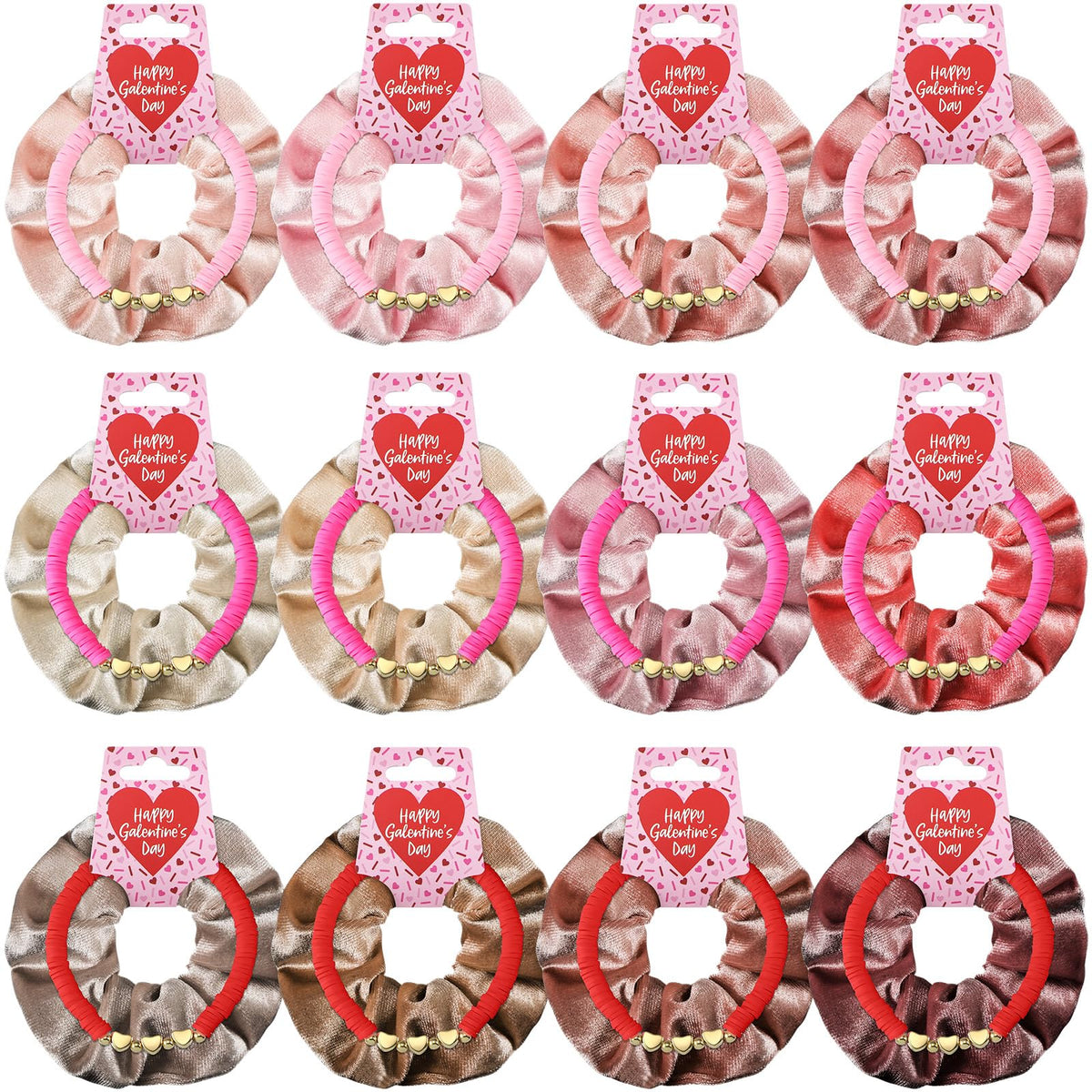 Cunno scrunchies de terciopelo rosa para peinados cómodos y con estilo
