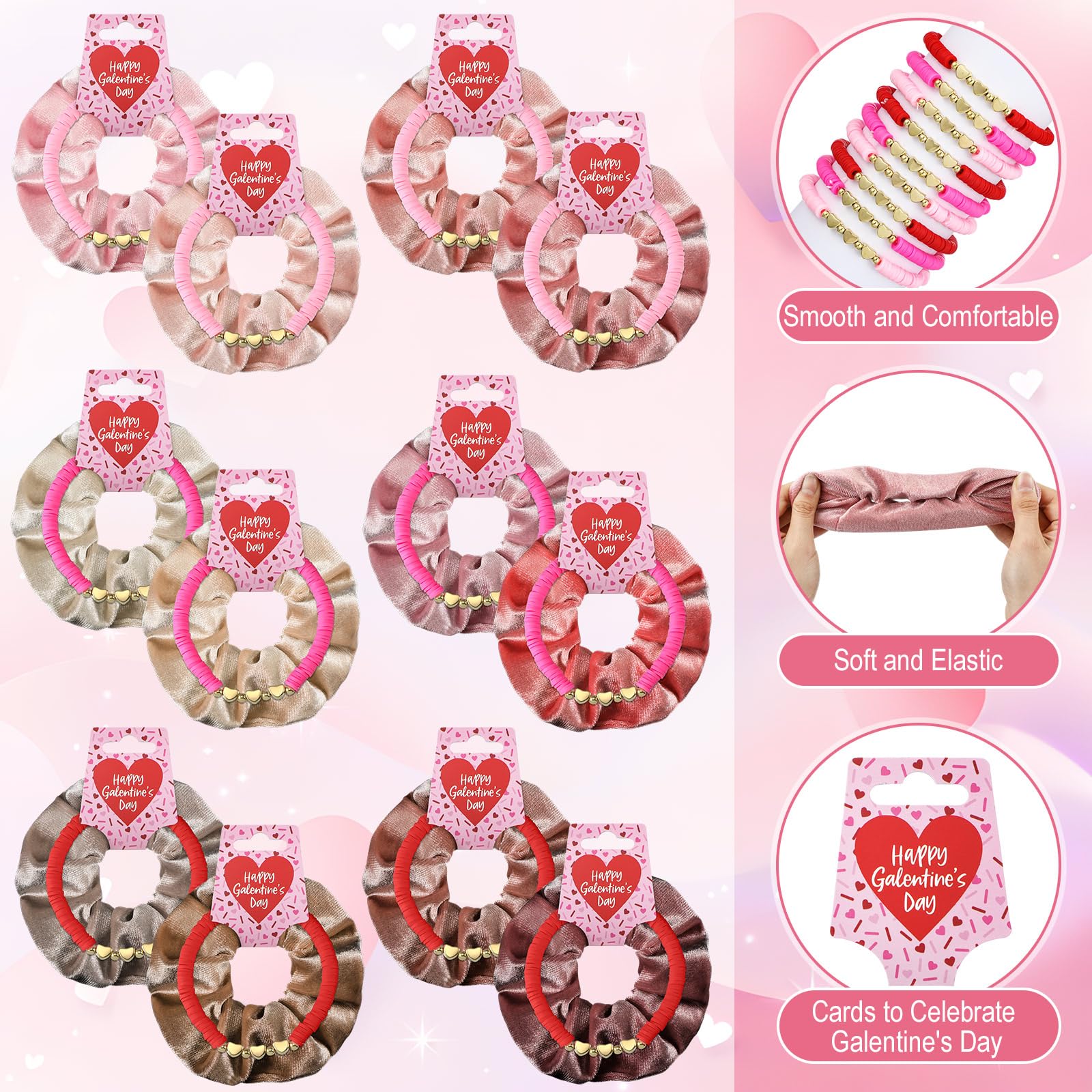 Cunno tarjetas de papel rosado para mensajes personalizados y detalles significativos