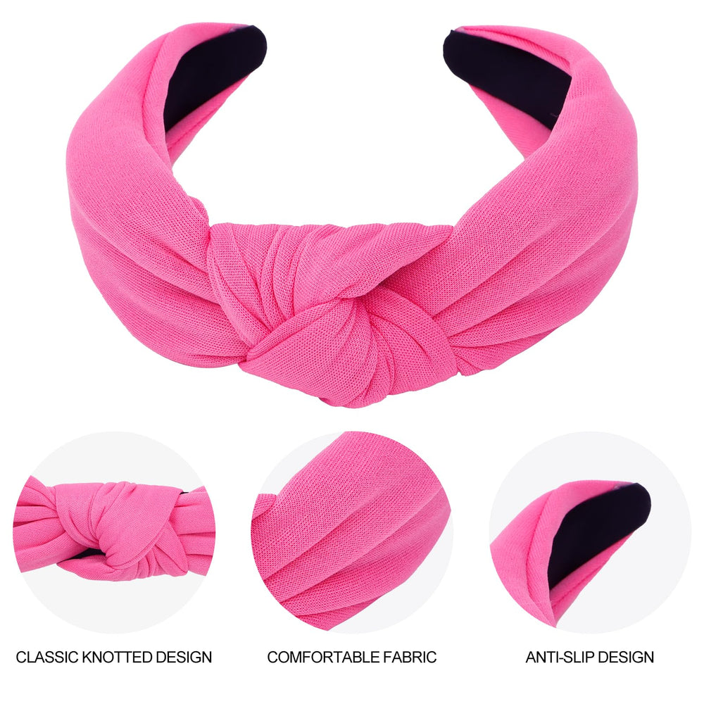 CURASA accesorio de cabello rosa fucsia, perfecto para fiestas y looks festivos