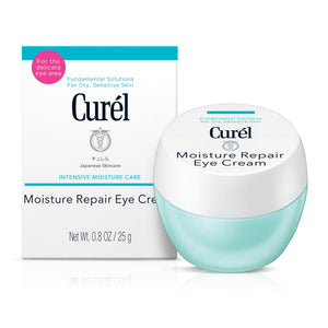 Curel contorno de ojos con textura cremosa para hidratación profunda