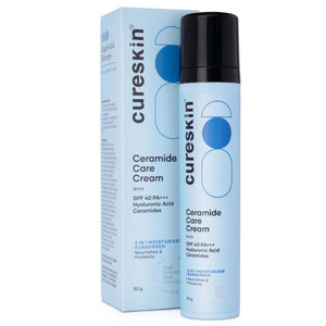 Cureskin Ceramide Moisturizer SPF 40: botella para hidratación duradera de la barrera.