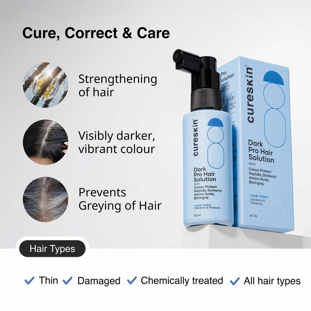 Cureskin suero, cabello con vitalidad y brillo natural