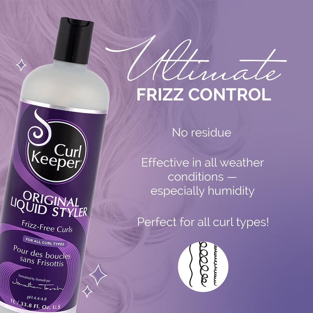 Curl Keeper Original aplicando en rizos para definición suave