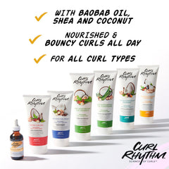 Curl Rhythm rizos definidos y manejables gracias al acondicionador.