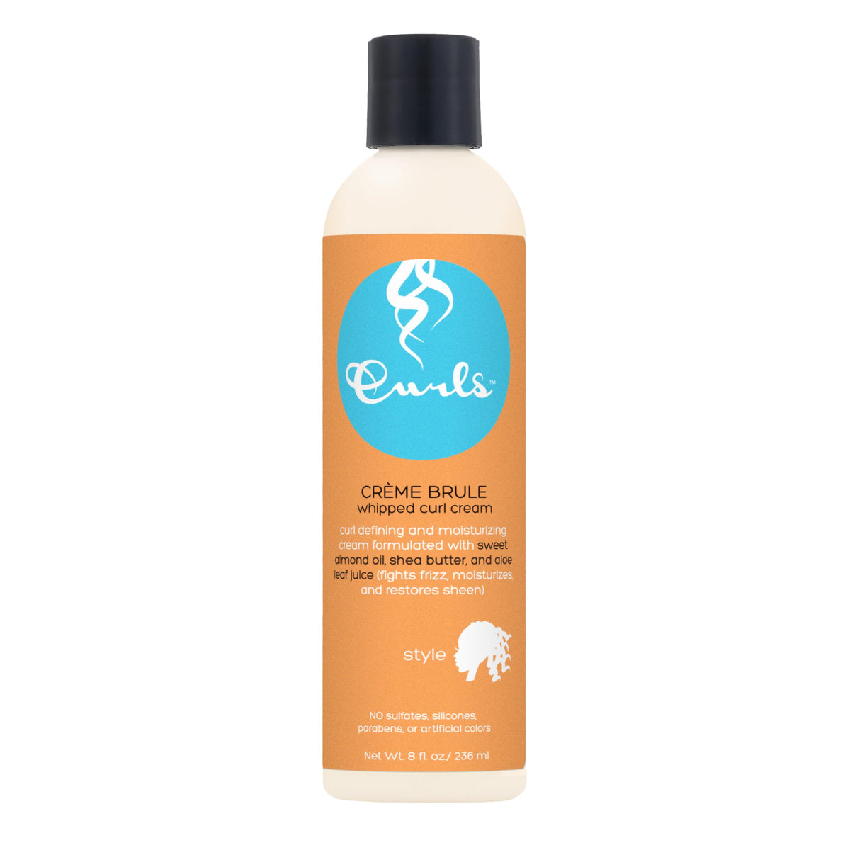 Curls Creme Brule: crema-modeladora-esponjada en tubo para definición suave y brillo.