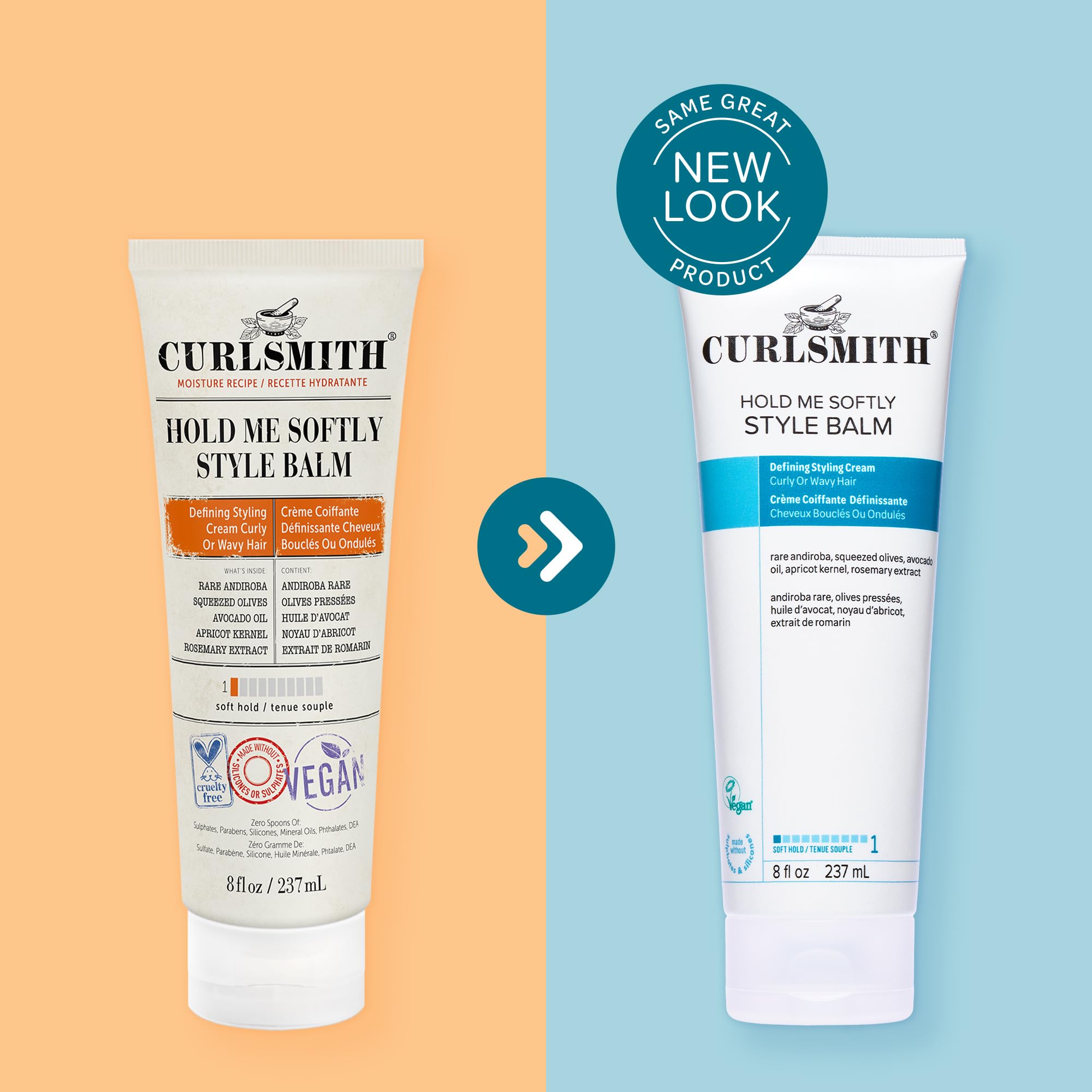 CURLSMITH Hold Me Softly ondas naturales con brillo suave.