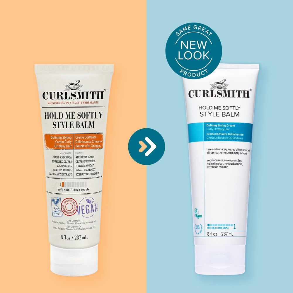 CURLSMITH Hold Me Softly ondas naturales con brillo suave.