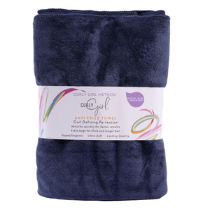 Toalla Curly Girl para cabello rizado, secado rápido y antiencrespamiento.