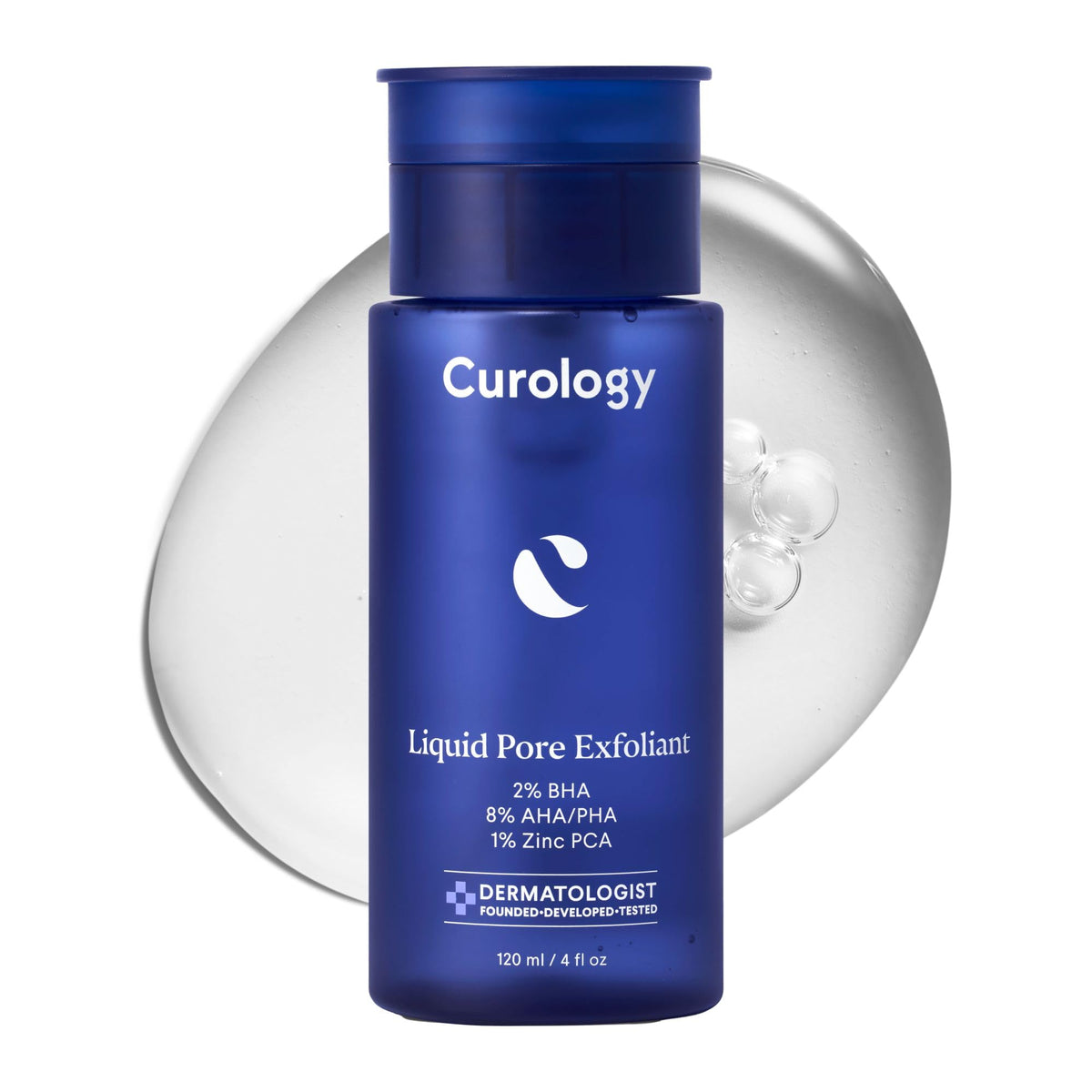 Curology exfoliante líquido en botella con BHA 2% para poros más limpios